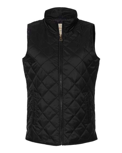 Weatherproof W207359 Women's Vintage Diamond Quilted Vest - Custom Decorated