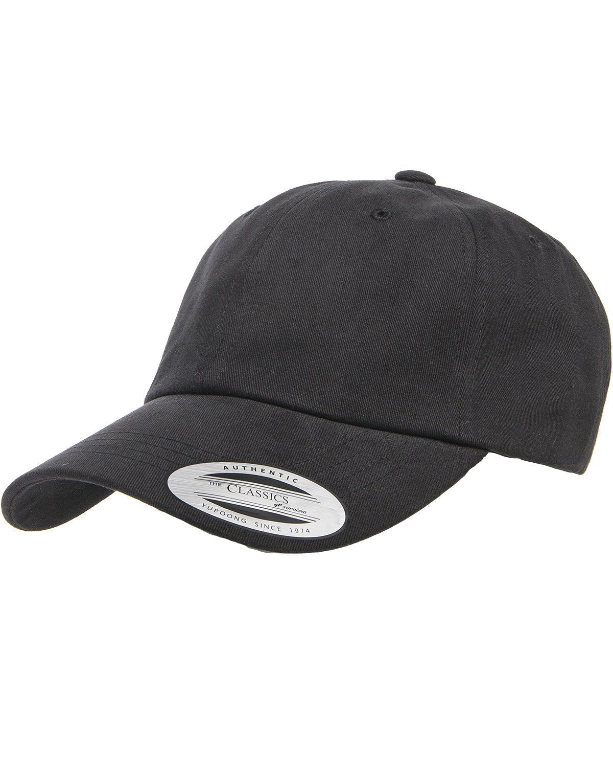 Yupoong 6245PT Adult Peached Cotton Twill Dad Cap - Custom Decorated