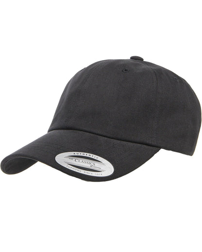 Yupoong 6245PT Adult Peached Cotton Twill Dad Cap - Custom Decorated