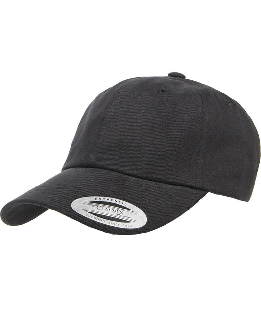 Yupoong 6245PT Adult Peached Cotton Twill Dad Cap - Custom Decorated