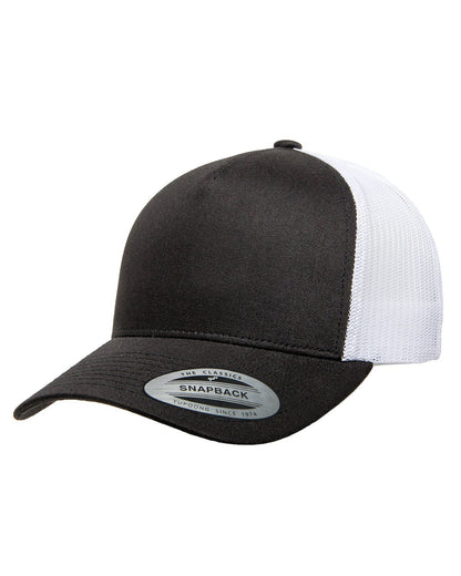 Yupoong 6506 Adult 5-Panel Retro Trucker Hat - Custom Decorated