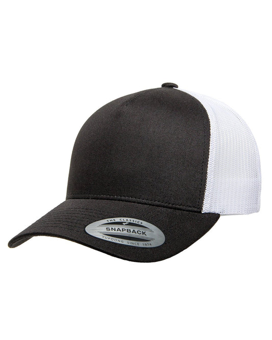 Yupoong 6506 Adult 5-Panel Retro Trucker Hat - Custom Decorated