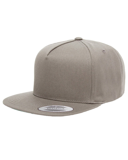 Yupoong Y6007 Adult 5-Panel Cotton Twill Snapback Cap - Custom Decorated